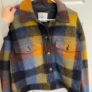 Ganna Cropped Jacket - M - Midnight Multi/Ochre (rare!)